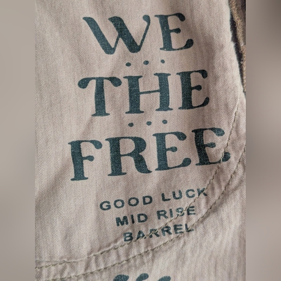 We The Free Good Luck Mid Rise Barrel Cords Sz 27 EUC Free People Anthropologie - Picture 3 of 16